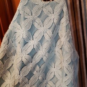 Light blue lace dress